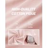 image:imageTACVASEN Mens Polo Shirts V Neck Short Sleeve Knitted Golf T Shirts Collared Summer Vacation Tops Johnny Collar PoloLightpink