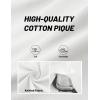 image:imageTACVASEN Mens Polo Shirts V Neck Short Sleeve Knitted Golf T Shirts Collared Summer Vacation Tops Johnny Collar PoloWhite