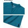 image:imageTACVASEN V Neck Polo Shirts Women Short Sleeve Sun Protection Gym Yoga Top Shirts Lightweight Collarless Tennis T Shirts
