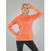 image:imageTACVASEN Women Hoodies Sun Shirts UV Protection Hiking Shirt Soft Lightweight Long Sleeve Shirts with Thumb Holes Orange
