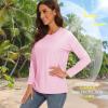 image:imageTACVASEN Women UV Protection Shirts SPF 50 Shirts Fishing Shirts Quick Dry Shirts Summer Shirts Casual Shirts Running Shirts Sun Protection Shirts Light Pink