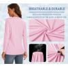 image:imageTACVASEN Women UV Protection Shirts SPF 50 Shirts Fishing Shirts Quick Dry Shirts Summer Shirts Casual Shirts Running Shirts Sun Protection Shirts Light Pink