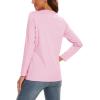 image:imageTACVASEN Women UV Protection Shirts SPF 50 Shirts Fishing Shirts Quick Dry Shirts Summer Shirts Casual Shirts Running Shirts Sun Protection Shirts Light Pink