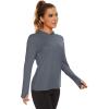 image:imageTACVASEN Womens Hoodies Sun Protection Fishing Shirts Long Sleeve Shirts Running Shirts Yoga Shirts Casual Shirts Hood Shirts Tennis Shirts Dark Gray