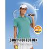 image:imageTACVASEN Womens Polo Shirts Short Sleeve Golf Shirt Quick Dry UPF 50 Sun Protection Lightweight Tennis Shirts 3 ButtonsGrey Green