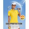 image:imageTACVASEN Womens Polo Shirts Short Sleeve Golf Shirt Quick Dry UPF 50 Sun Protection Lightweight Tennis Shirts 3 ButtonsYellow