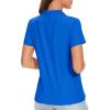 image:imageTACVASEN Womens Short Sleeve Polo Sun Protection UV SPF Outdoor Short Sleeve 3Button Quick Dry Golf ShirtBlue