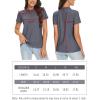 image:imageTACVASEN Womens Short Sleeve Polo Sun Protection UV SPF Outdoor Short Sleeve 3Button Quick Dry Golf ShirtDark Grey