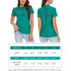 image:imageTACVASEN Womens Short Sleeve Polo Sun Protection UV SPF Outdoor Short Sleeve 3Button Quick Dry Golf ShirtEmerald Green