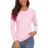 image:imageTACVASEN Women UV Protection Shirts SPF 50 Shirts Fishing Shirts Quick Dry Shirts Summer Shirts Casual Shirts Running Shirts Sun Protection Shirts Light Pink
