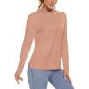 image:imageTACVASEN Womens Hoodies Sun Protection Fishing Shirts Long Sleeve Shirts Running Shirts Yoga Shirts Casual Shirts Hood Shirts Tennis Shirts Apricot