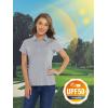 image:imageTACVASEN Women Short Sleeve Shirts Sports Shirts Fitness Shirts Golf Shirts Breathable Shirts Polo Shirts Quick Dry Shirts Casual Shirts