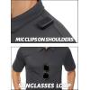 image:imageTACVASEN Polo Shirts for Men Dry Fit Short Sleeve Performance Collared Shirt Light UPF 50 Tactical Work Golf Polos03darkgrey