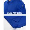 image:imageTACVASEN Polo Shirts for Men Dry Fit Short Sleeve Performance Collared Shirt Light UPF 50 Tactical Work Golf Polos05colorblue