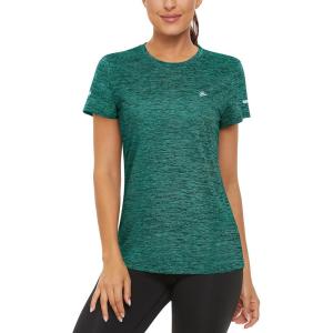 image:imageTACVASEN Womens Athletic T Shirts Short Sleeve Quick Dry Hiking Shirts Crew Neck Running Workout Tops Fitness