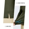 image:imageTACVASEN Mens Polo Shirts Long Sleeve Quick Dry Golf Shirt Lightweight Collared Casual Shirt for Men Work FishingArmy Green