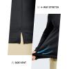 image:imageTACVASEN Mens Polo Shirts Long Sleeve Quick Dry Golf Shirt Lightweight Collared Casual Shirt for Men Work FishingBlack