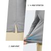 image:imageTACVASEN Mens Polo Shirts Long Sleeve Quick Dry Golf Shirt Lightweight Collared Casual Shirt for Men Work FishingLight Grey