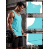 image:imageTACVASEN Mens Workout Tank Tops Sleeveless UPF 50 Summer Sun Shirts Quick Dry for Running Swim Gym Beach02 Lake Blue