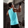 image:imageTACVASEN Mens Workout Tank Tops Sleeveless UPF 50 Summer Sun Shirts Quick Dry for Running Swim Gym Beach02 Lake Blue