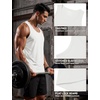 image:imageTACVASEN Mens Workout Tank Tops Sleeveless UPF 50 Summer Sun Shirts Quick Dry for Running Swim Gym Beach03 White