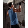 image:imageTACVASEN Mens Workout Tank Tops Sleeveless UPF 50 Summer Sun Shirts Quick Dry for Running Swim Gym Beach05 Blue Grey