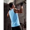 image:imageTACVASEN Mens Workout Tank Tops Sleeveless UPF 50 Summer Sun Shirts Quick Dry for Running Swim Gym BeachWater Blue