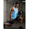 image:imageTACVASEN Mens Workout Tank Tops Sleeveless UPF 50 Summer Sun Shirts Quick Dry for Running Swim Gym BeachWater Blue