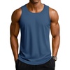 image:imageTACVASEN Mens Workout Tank Tops Sleeveless UPF 50 Summer Sun Shirts Quick Dry for Running Swim Gym Beach05 Blue Grey