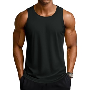 image:imageTACVASEN Mens Workout Tank Tops Sleeveless UPF 50 Summer Sun Shirts Quick Dry for Running Swim Gym Beach01 Black