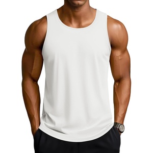 image:imageTACVASEN Mens Workout Tank Tops Sleeveless UPF 50 Summer Sun Shirts Quick Dry for Running Swim Gym Beach03 White