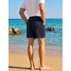 image:imageTACVASEN Mens Casual Shorts Waffle 5 Elastic Waist Drawstring Summer Beach Shorts Moisture Wicking SweatShortsNavy
