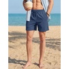 image:imageTACVASEN Mens Corduroy Shorts Casual 6 Inseam Summer Beach Elastic Waist Drawstring Lightweight Shorts with PocketsBluegray