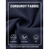 image:imageTACVASEN Mens Corduroy Shorts Casual 6 Inseam Summer Beach Elastic Waist Drawstring Lightweight Shorts with PocketsNavy
