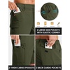image:imageTACVASEN Mens Hiking Cargo Shorts 7 Quick Dry Lightweight for Outdoors Golf Fishing Stretch Casual with 6 PocketsArmygreen