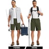 image:imageTACVASEN Mens Hiking Cargo Shorts 7 Quick Dry Lightweight for Outdoors Golf Fishing Stretch Casual with 6 PocketsArmygreen