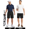 image:imageTACVASEN Mens Hiking Cargo Shorts 7 Quick Dry Lightweight for Outdoors Golf Fishing Stretch Casual with 6 PocketsBlack
