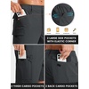 image:imageTACVASEN Mens Hiking Cargo Shorts 7 Quick Dry Lightweight for Outdoors Golf Fishing Stretch Casual with 6 PocketsDgrey