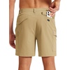 image:imageTACVASEN Mens Hiking Cargo Shorts 7 Quick Dry Lightweight for Outdoors Golf Fishing Stretch Casual with 6 PocketsKhaki