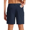 image:imageTACVASEN Mens Hiking Cargo Shorts 7 Quick Dry Lightweight for Outdoors Golf Fishing Stretch Casual with 6 PocketsNavy