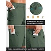 image:imageTACVASEN Mens Hiking Cargo Shorts 7 Quick Dry Lightweight for Outdoors Golf Fishing Stretch Casual with 6 PocketsOlivegreen