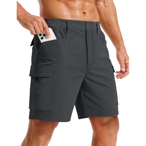 image:imageTACVASEN Mens Hiking Cargo Shorts 7 Quick Dry Lightweight for Outdoors Golf Fishing Stretch Casual with 6 PocketsDgrey