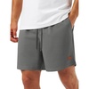 image:imageTACVASEN Mens Casual Shorts Waffle 5 Elastic Waist Drawstring Summer Beach Shorts Moisture Wicking SweatShortsMid Grey