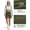 image:imageTACVASEN Womens 5 Hiking Shorts Quick Dry UPF 50 Lightweight Athletic Shorts with Pockets Golf Casual Workout SummerArmy Green