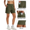 image:imageTACVASEN Womens 5 Hiking Shorts Quick Dry UPF 50 Lightweight Athletic Shorts with Pockets Golf Casual Workout SummerArmy Green