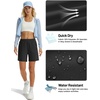 image:imageTACVASEN Womens 5 Hiking Shorts Quick Dry UPF 50 Lightweight Athletic Shorts with Pockets Golf Casual Workout SummerBlack