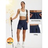 image:imageTACVASEN Womens 5 Hiking Shorts Quick Dry UPF 50 Lightweight Athletic Shorts with Pockets Golf Casual Workout SummerNavy Blue