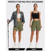 image:imageTACVASEN Womens 5 Hiking Shorts Quick Dry UPF 50 Lightweight Athletic Shorts with Pockets Golf Casual Workout SummerSage Green
