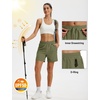 image:imageTACVASEN Womens 5 Hiking Shorts Quick Dry UPF 50 Lightweight Athletic Shorts with Pockets Golf Casual Workout SummerSage Green