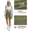 image:imageTACVASEN Womens 5 Hiking Shorts Quick Dry UPF 50 Lightweight Athletic Shorts with Pockets Golf Casual Workout SummerSage Green